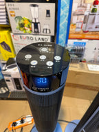 YANGZI 3D Flame Tower Heater with Remote Control – Digital Electric Fan Heater