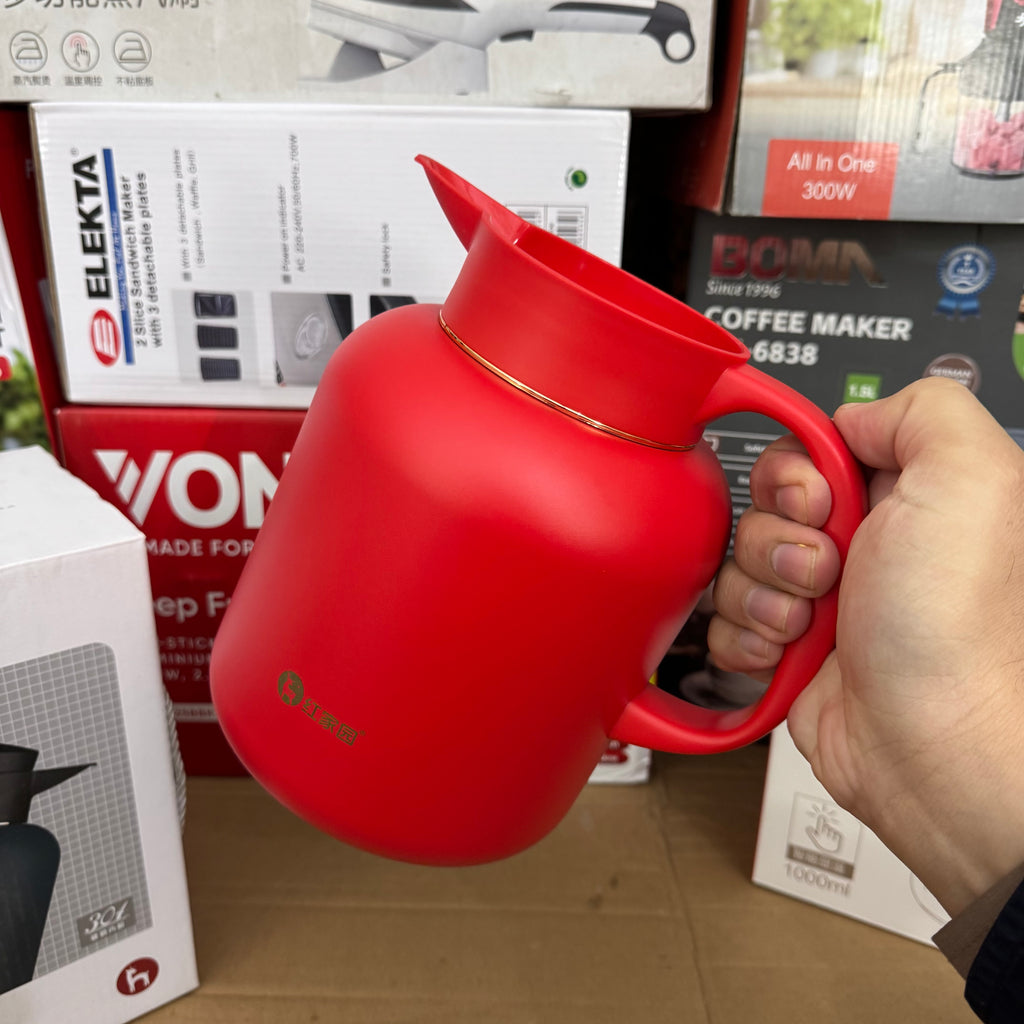 HOMERED 1.7L H09105-6 Vacuum Stainless Steel Thermal Flask | Insulated Coffee & Tea Pot