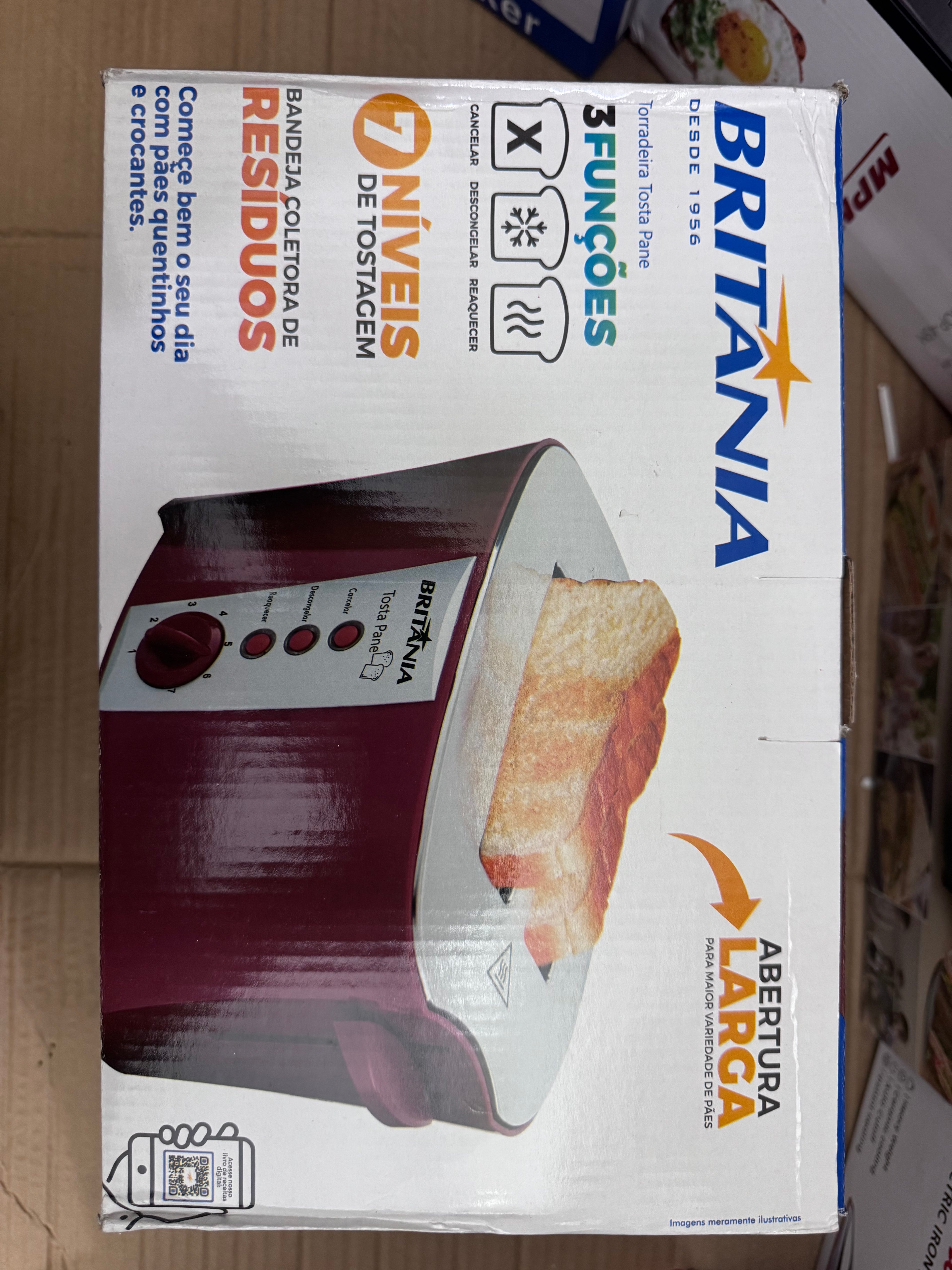 Britania Toaster – Lot Imported | 7-Level Toast Control | Original Imported Toaster for Pakistan