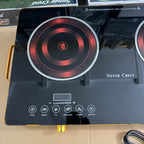 Silver Crest Double Burner Electric Ceramic Stove - SC-7038 6months warranty