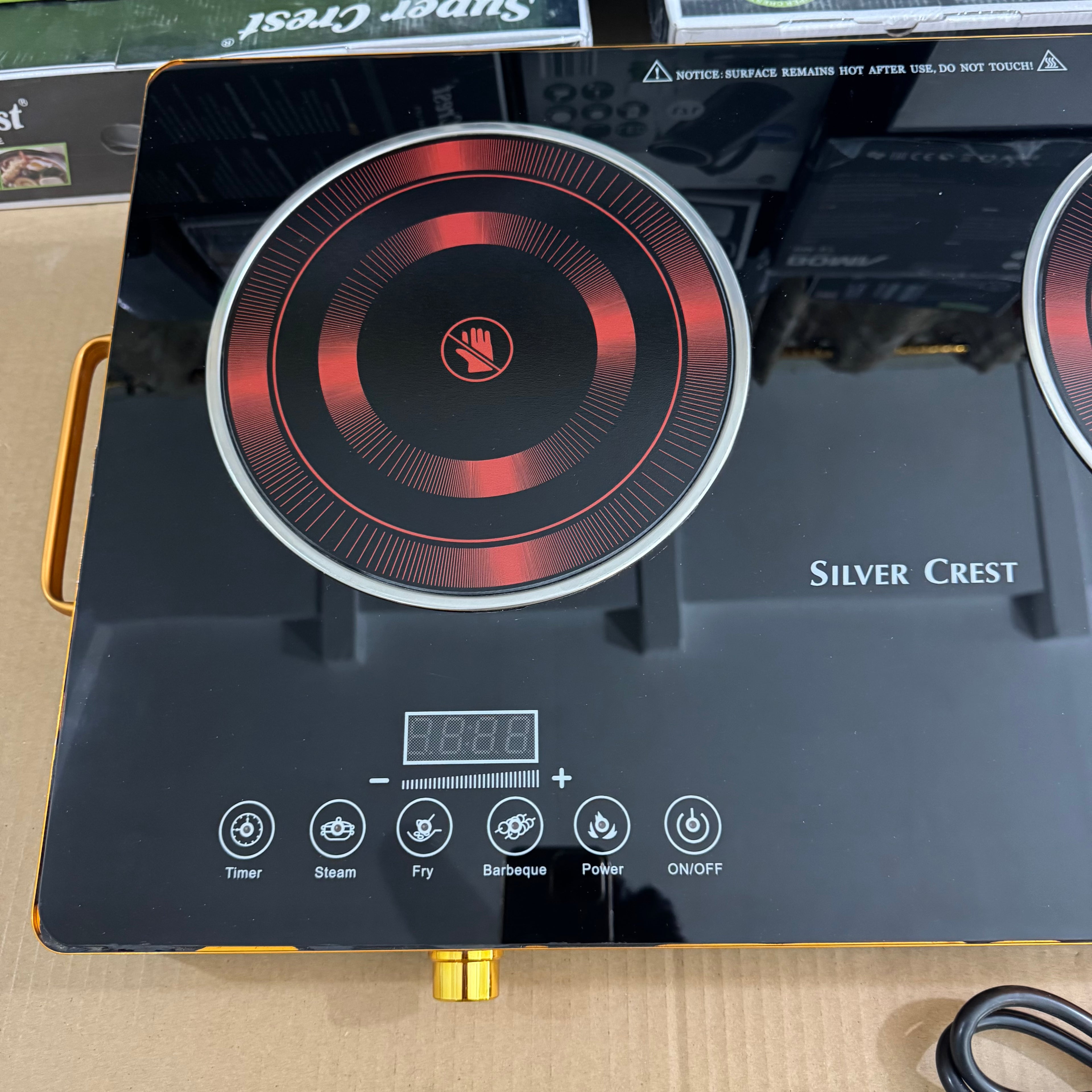 Silver Crest Double Burner Electric Ceramic Stove - SC-7038 6months warranty