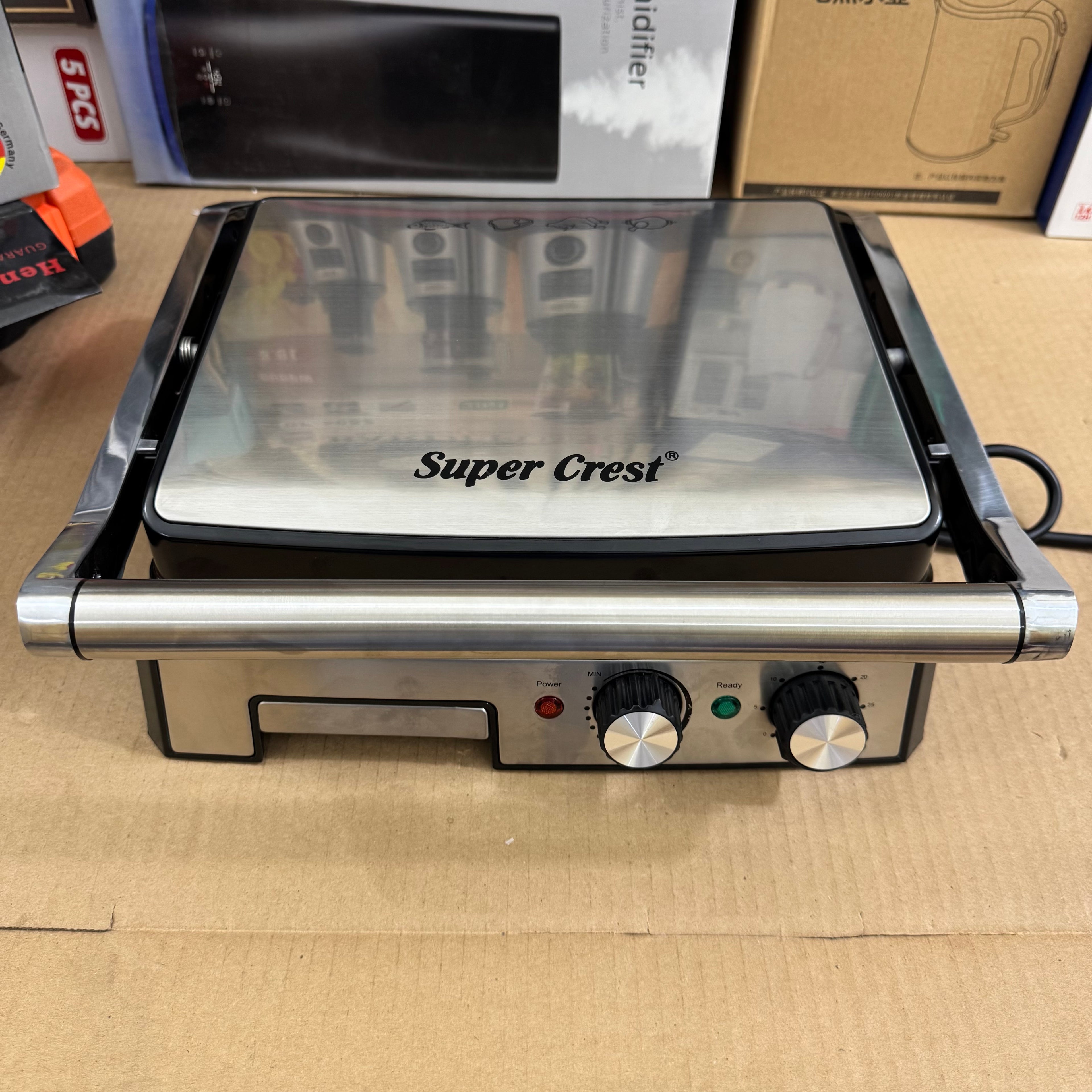 Super Crest Health Grill SCT-6004 - 3000W Non-Stick Electric Griller German