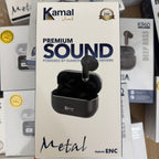 Kamal K999 Premium Metal Wireless Earbuds – Hybrid ENC & 28H Playtime