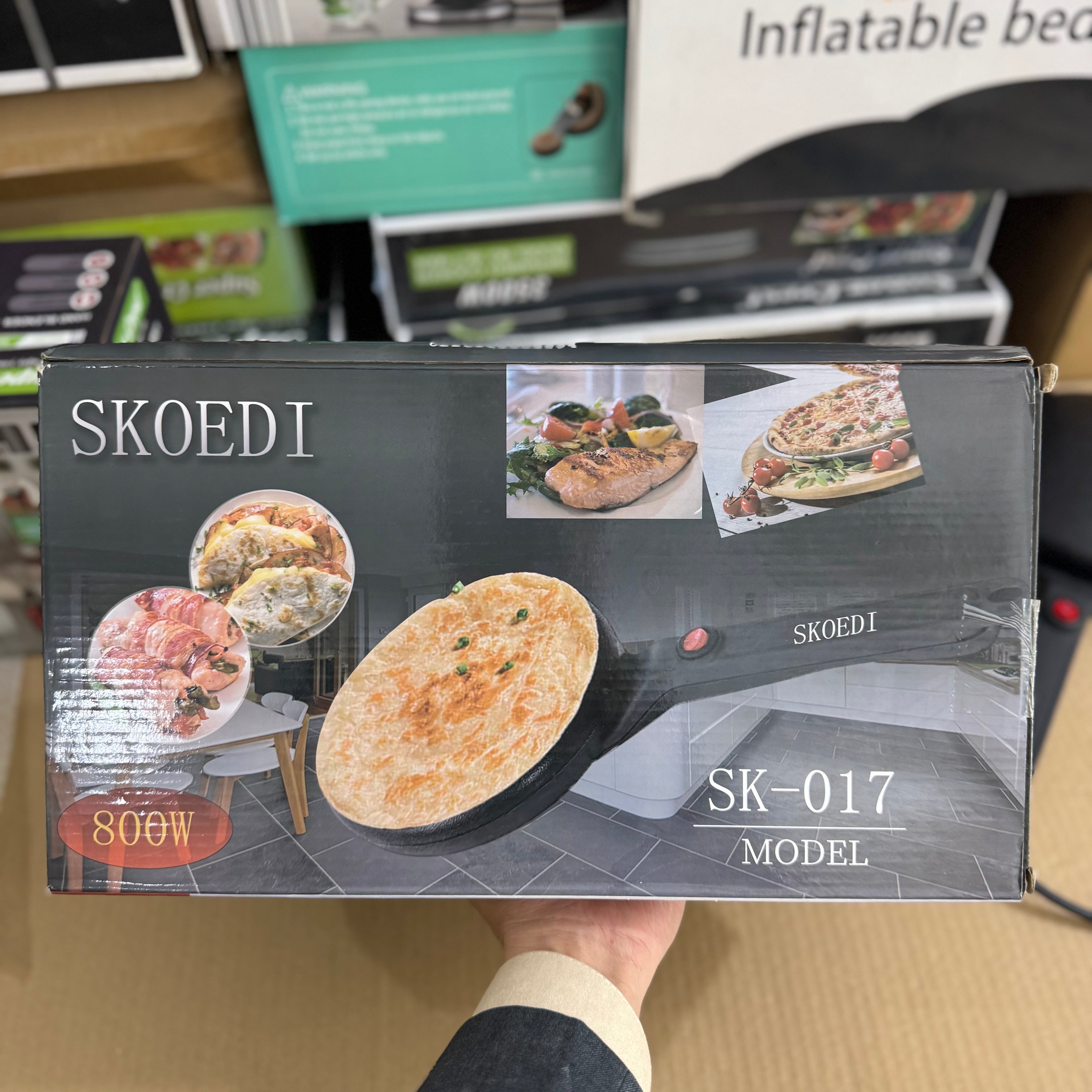 SKOEDI Electric Crepe & Pizza Maker 800W - Model SK-017 Lot Imported