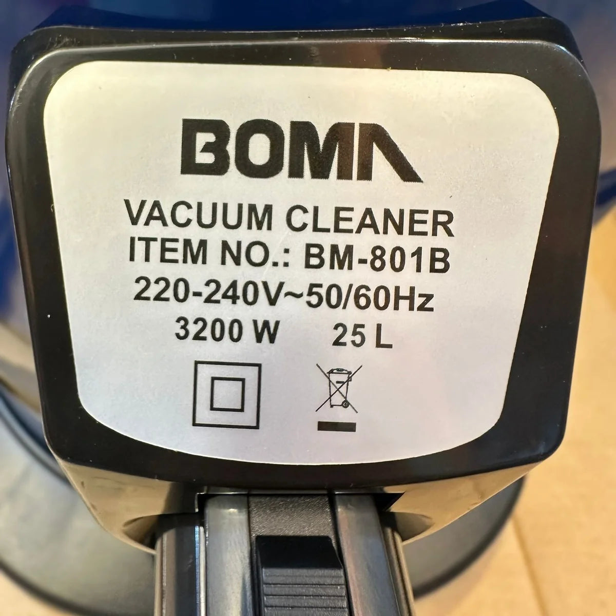 BOMA BM-801B 25L 3200W Vacuum Cleaner