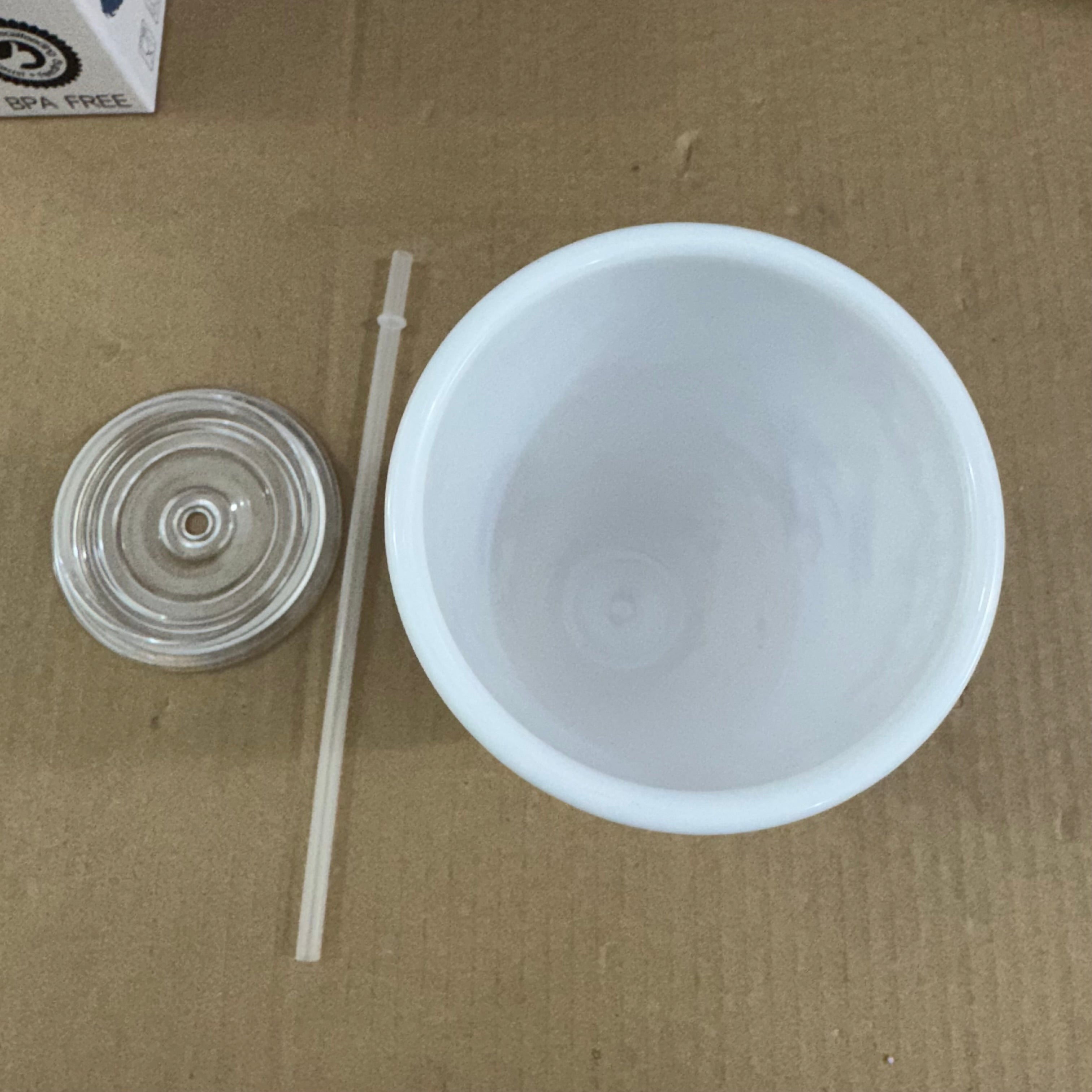 Gemini said Lot Imported Pearl Foam Double-Layer Tumbler 650ml. - BPA Free Cold Drink Cup