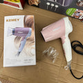 KEMEY KM-6831 Compact Hair Dryer -Efficiency Professional Blow Dryer