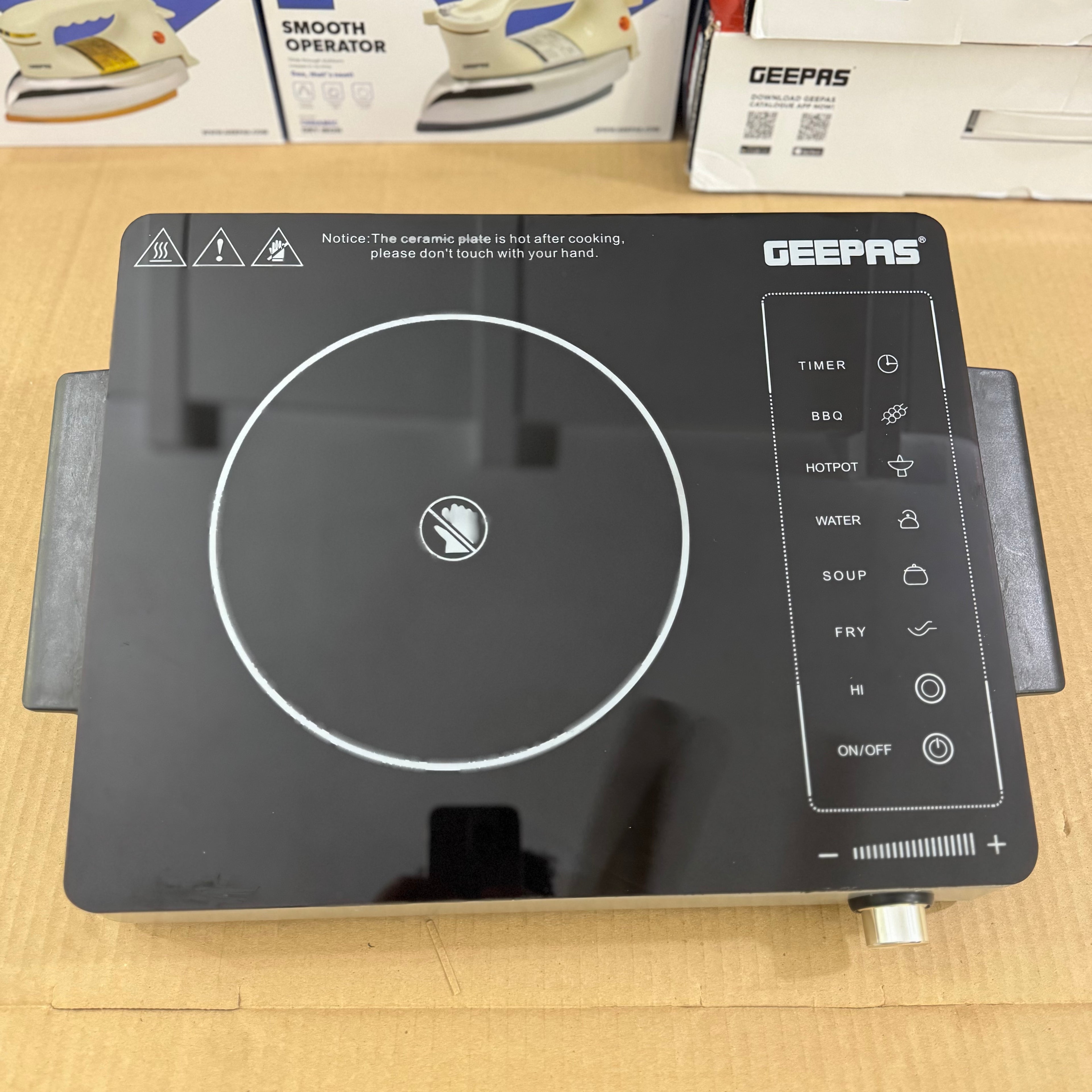 Geepas 2800W Digital Infrared Cooker GIC6924P – Heavy Duty 6months warranty