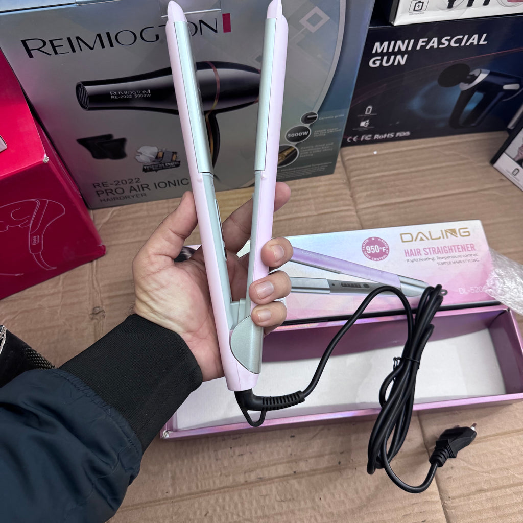 Daling DL-5206 Hair Straightener – Lot Imported | Professional Flat Iron for Smooth Styling