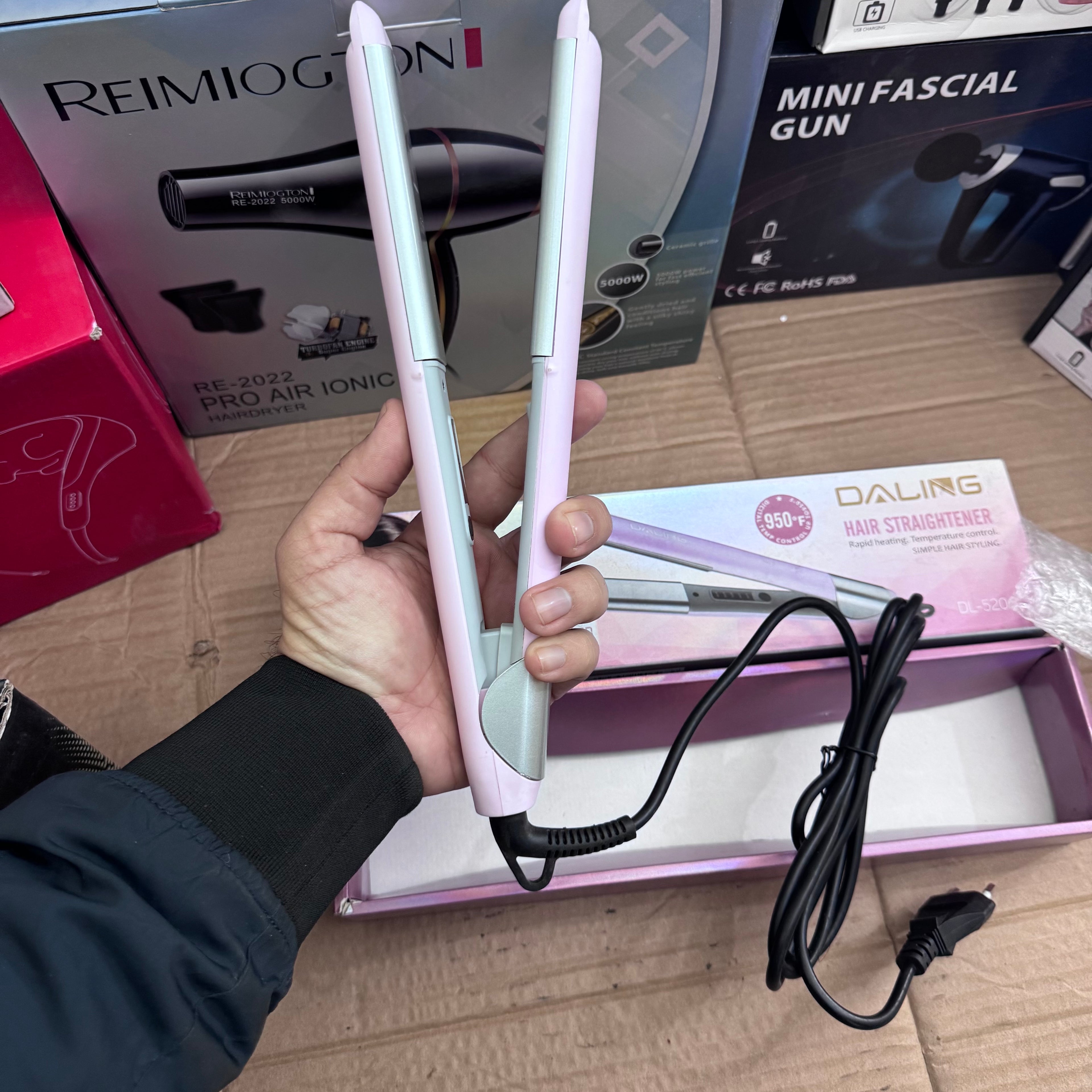 Daling DL-5206 Hair Straightener – Lot Imported | Professional Flat Iron for Smooth Styling