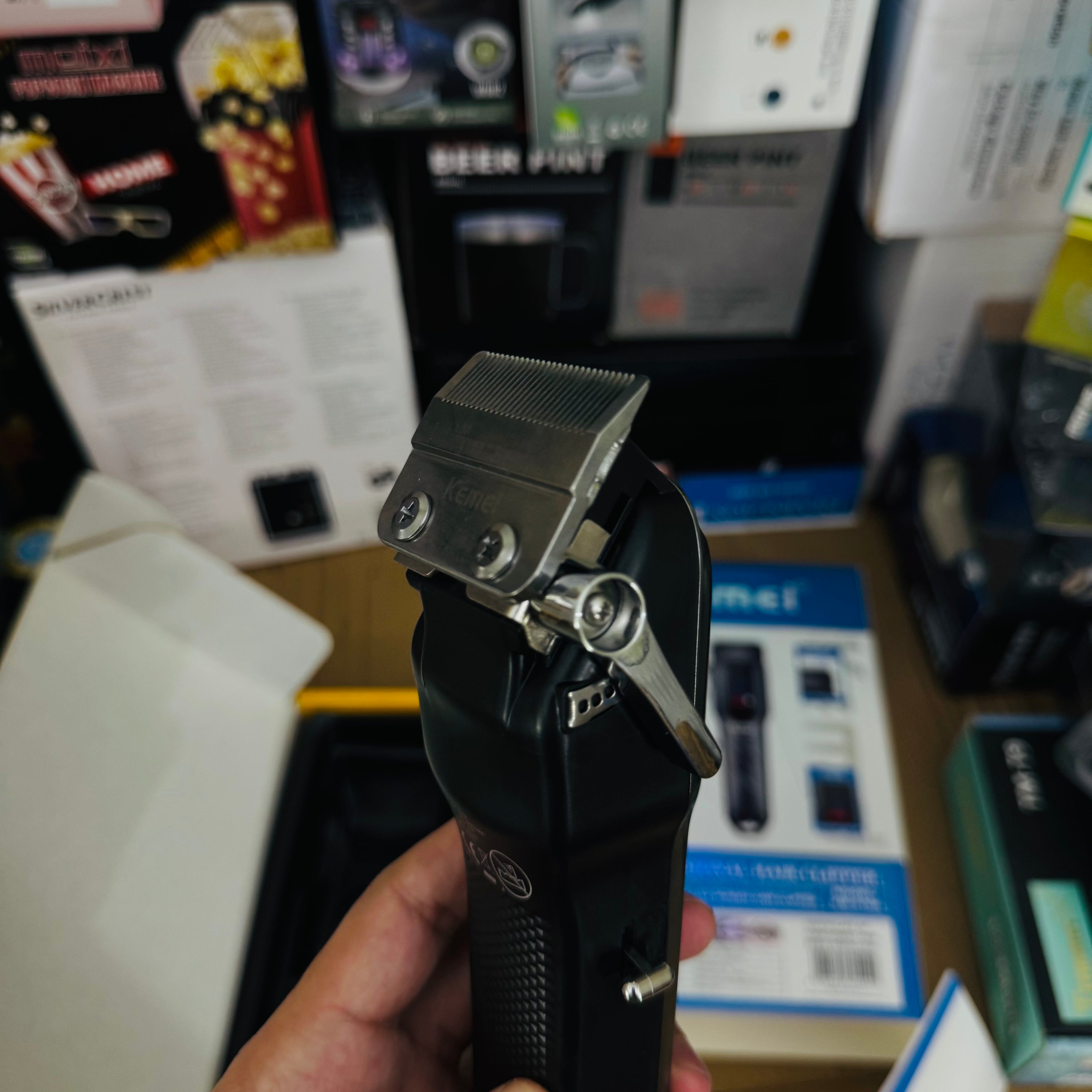 Lot Imported Kemei KM-519A Professional Hair Clipper - 2000mAh Metal Handle Trimmer