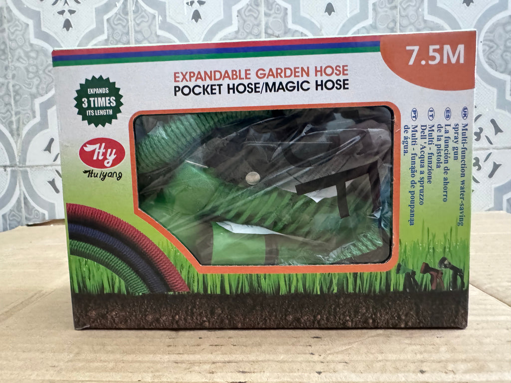 Lot Imported Expandable Garden Hose 7.5 Meter – Magic Pocket Hose | Lightweight & Tangle-Free