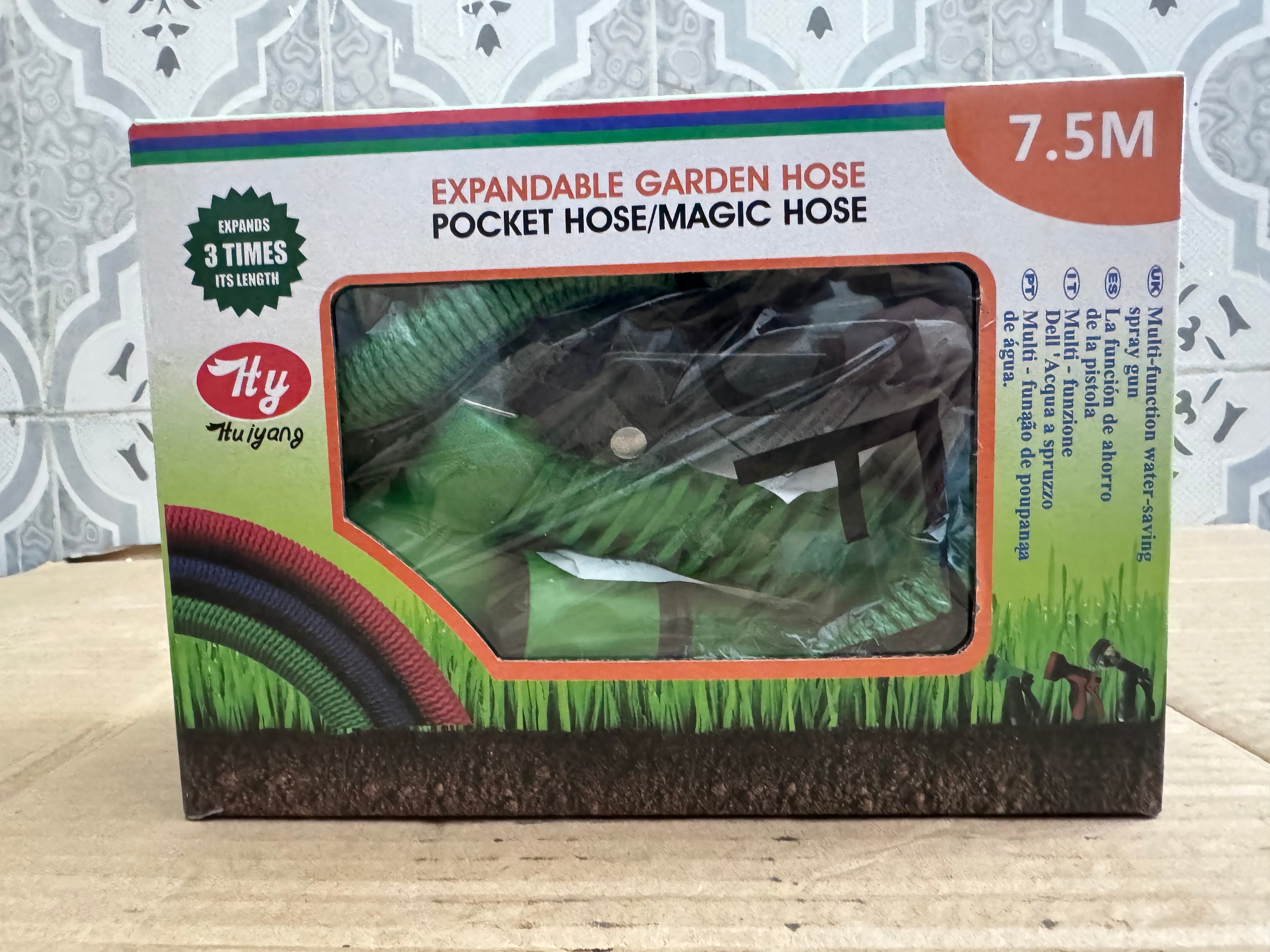 Lot Imported Expandable Garden Hose 7.5 Meter – Magic Pocket Hose | Lightweight & Tangle-Free
