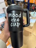 Mood the Cup 1200ml Insulated Tumbler | 40oz Travel Mug with Handle