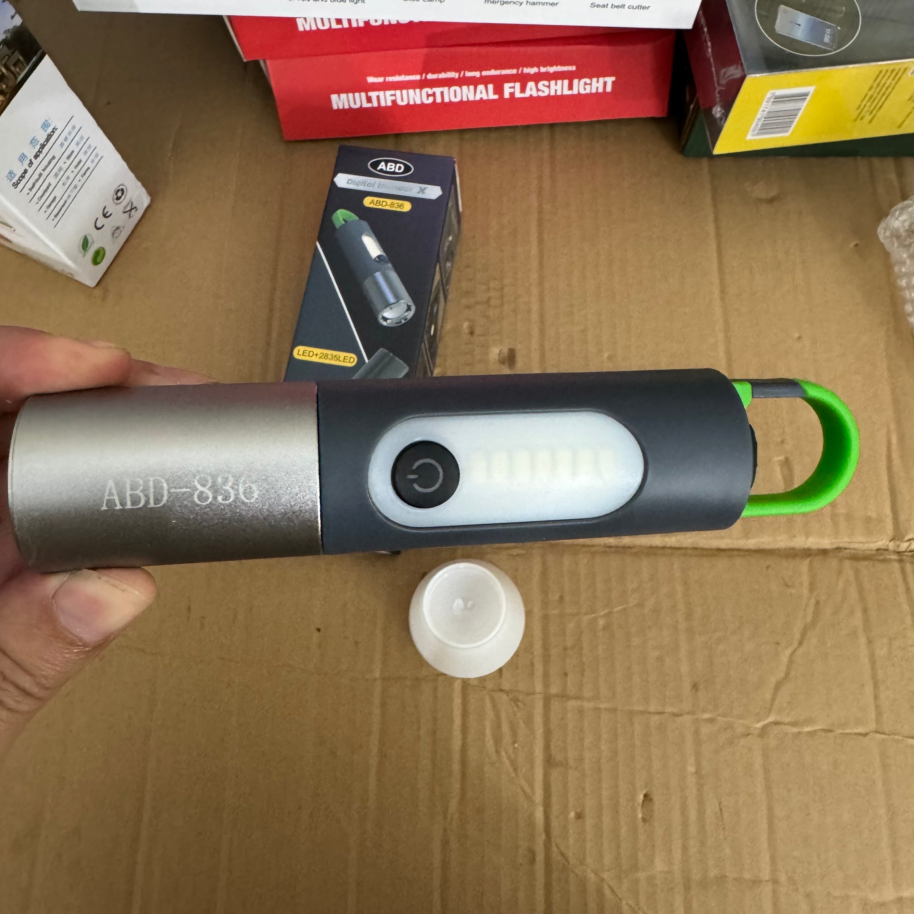 Lot Imported ABD-836 Digital Thunder X Flashlight