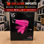 VS Sassoon VS289PCN 1700W Folding Hair Dryer – Cord Keeper, Ionic Conditioning & Travel Hair Dryer