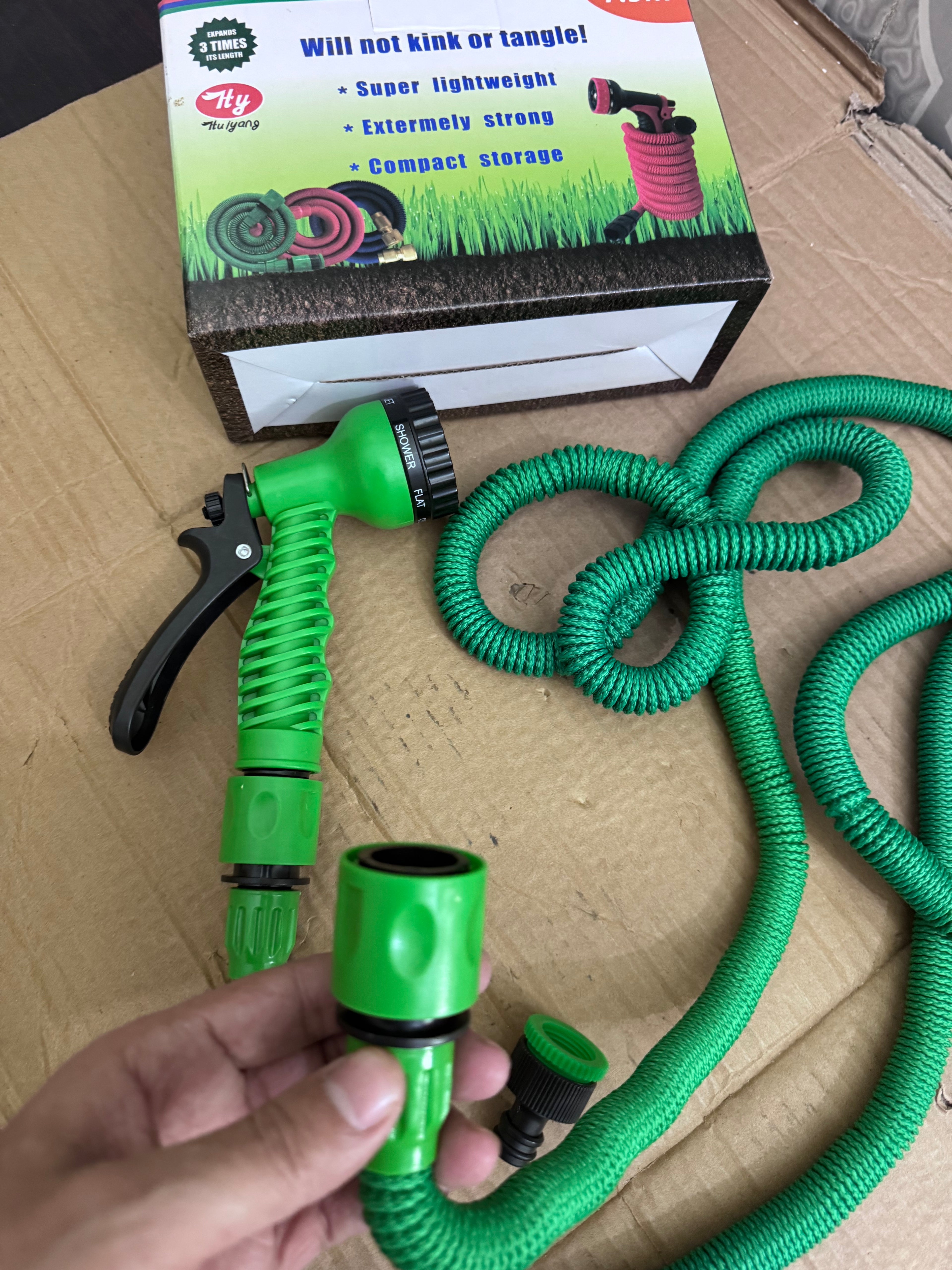 Lot Imported Expandable Garden Hose 7.5 Meter – Magic Pocket Hose | Lightweight & Tangle-Free