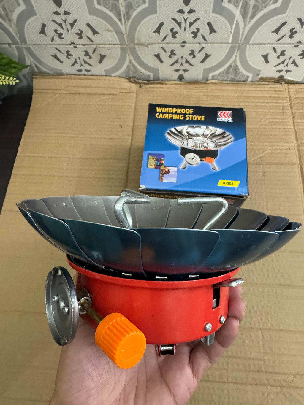 Windproof Camping Stove Portable Foldable Gas Burner – Outdoor Cooking Stove