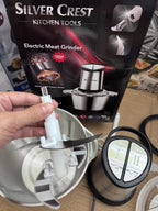 Silver Crest Electric Meat Grinder 1000W – 3.0L Bowl | Lot Imported | Pakistan