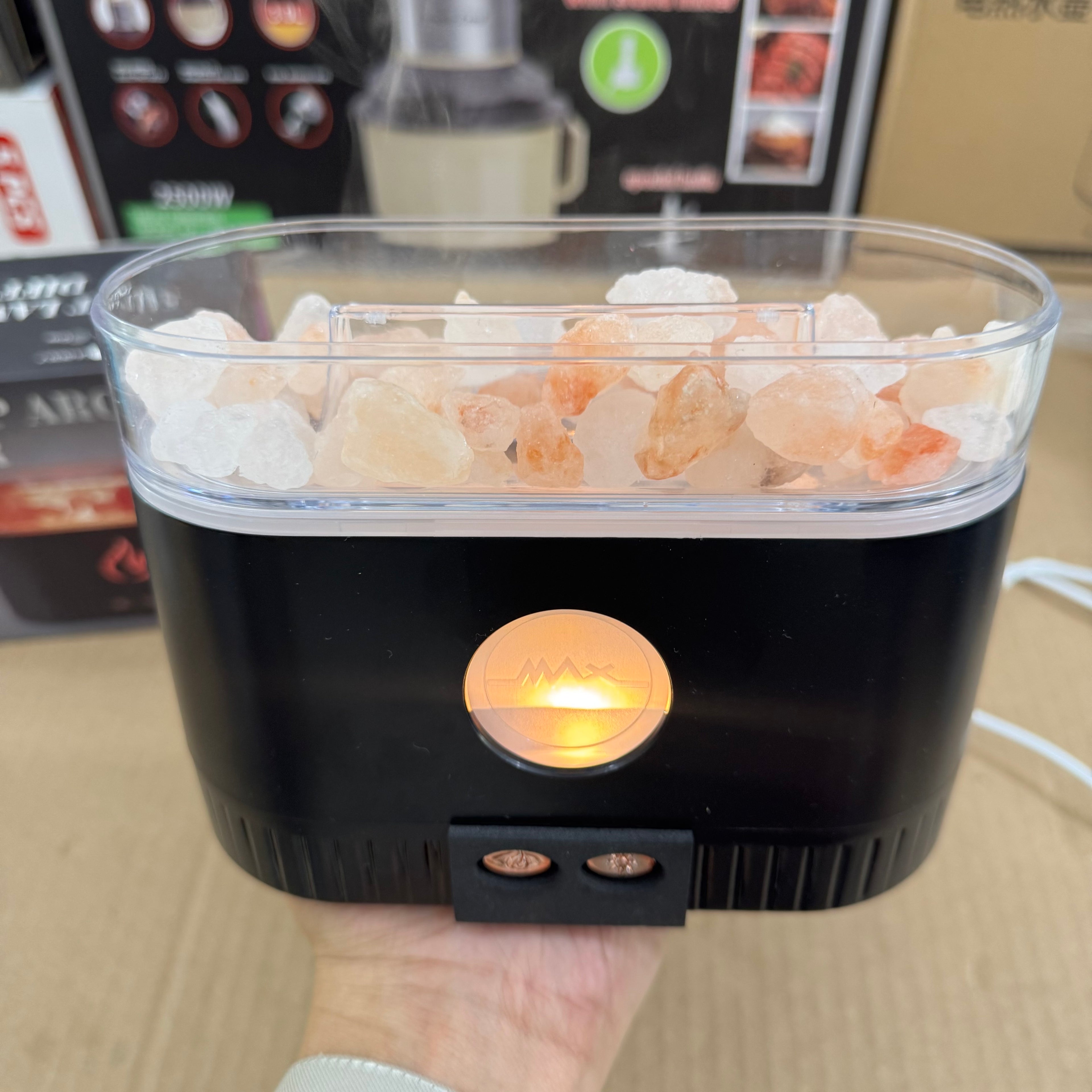 Salt Lamp Aroma Diffuser – Natural Ore Humidifier