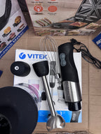 VITEK VT3411 ST Hand Blender Set 800W – Lot Imported | Multi-Function Blender for Kitchen