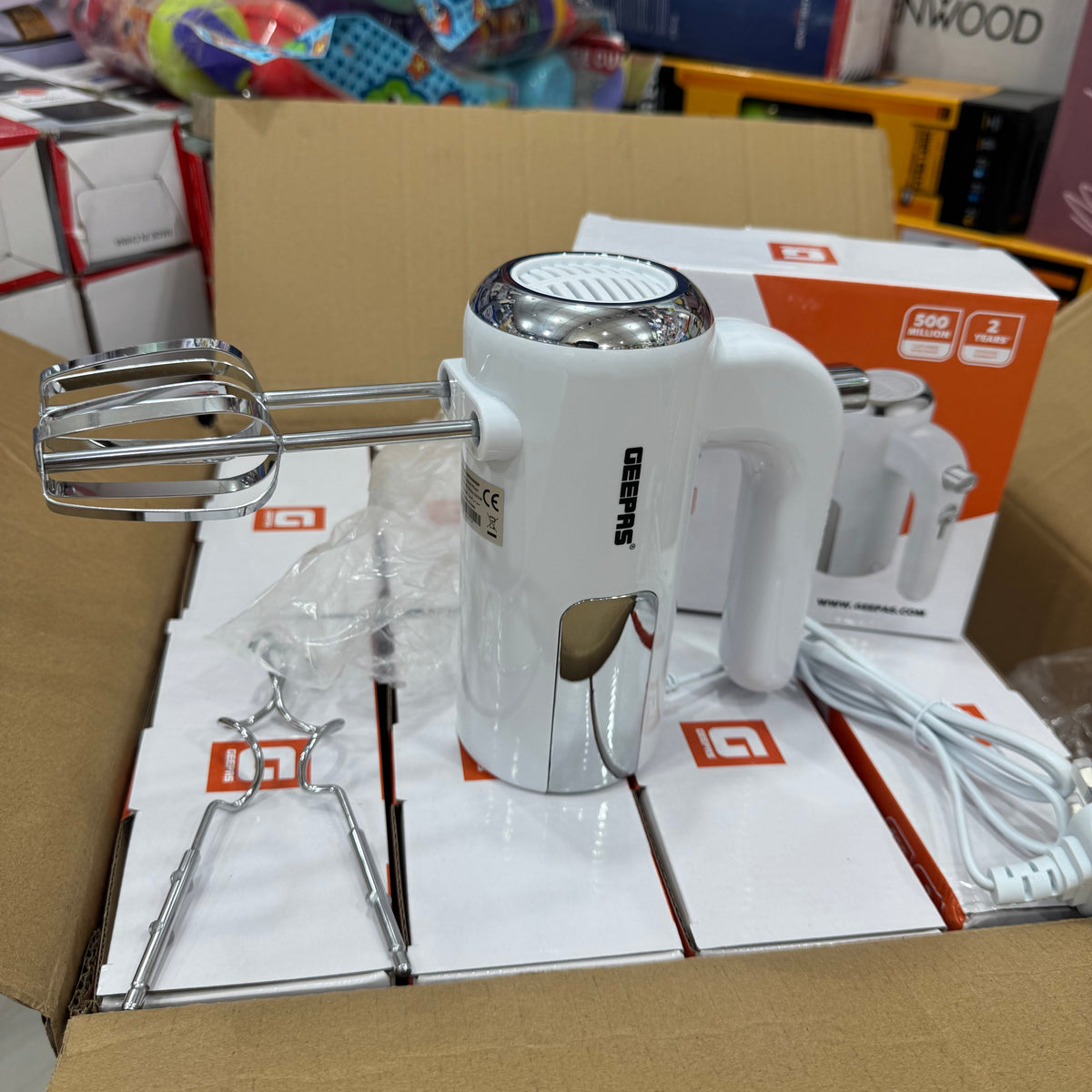 Geepas 200W Hand Mixer – Model GHM43055P