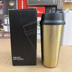 Luxury Gold Vacuum Insulated Coffee Mug - 450ml Hot & Cool