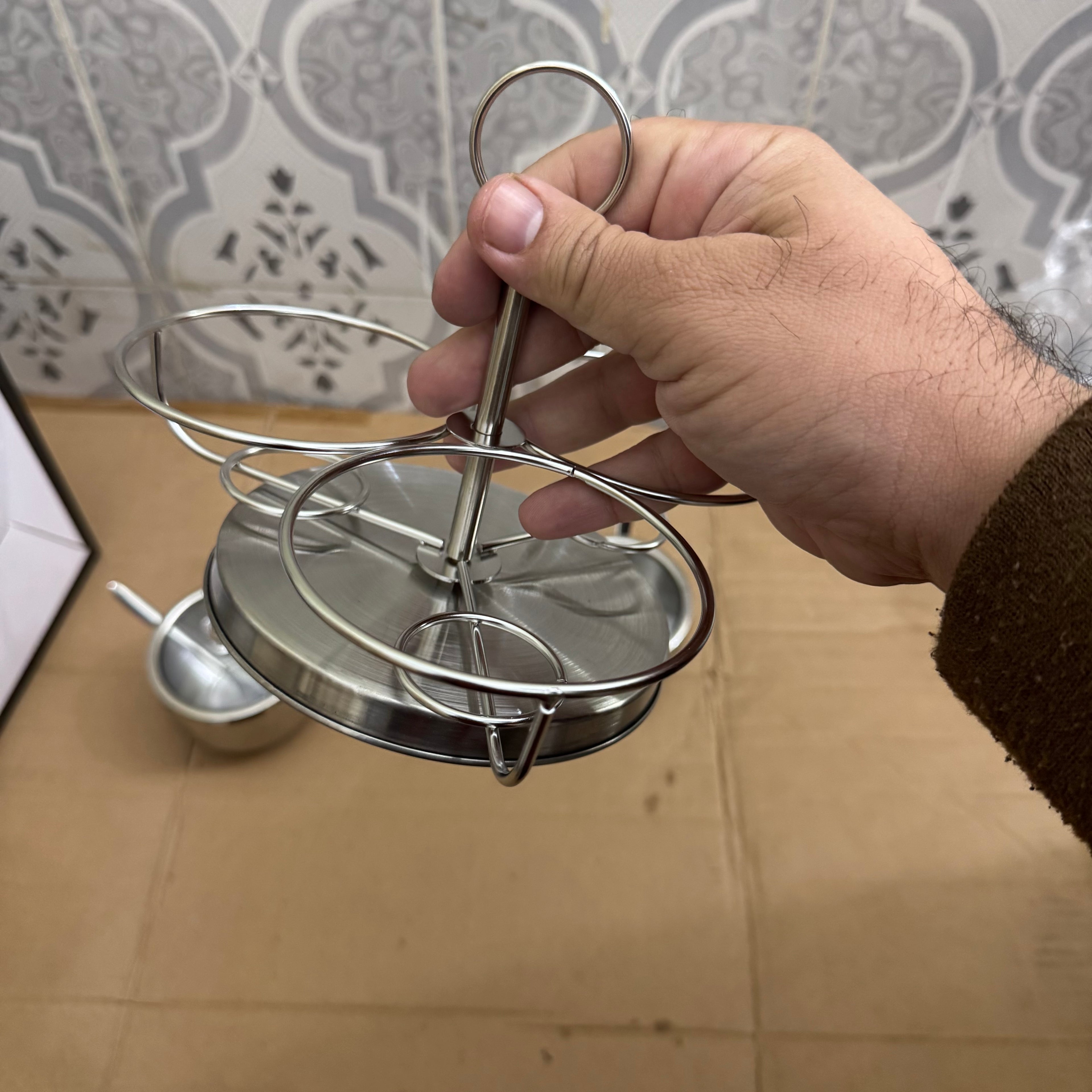 Lot Imported Stainless Steel Multipurpose Masala & Refreshment Set