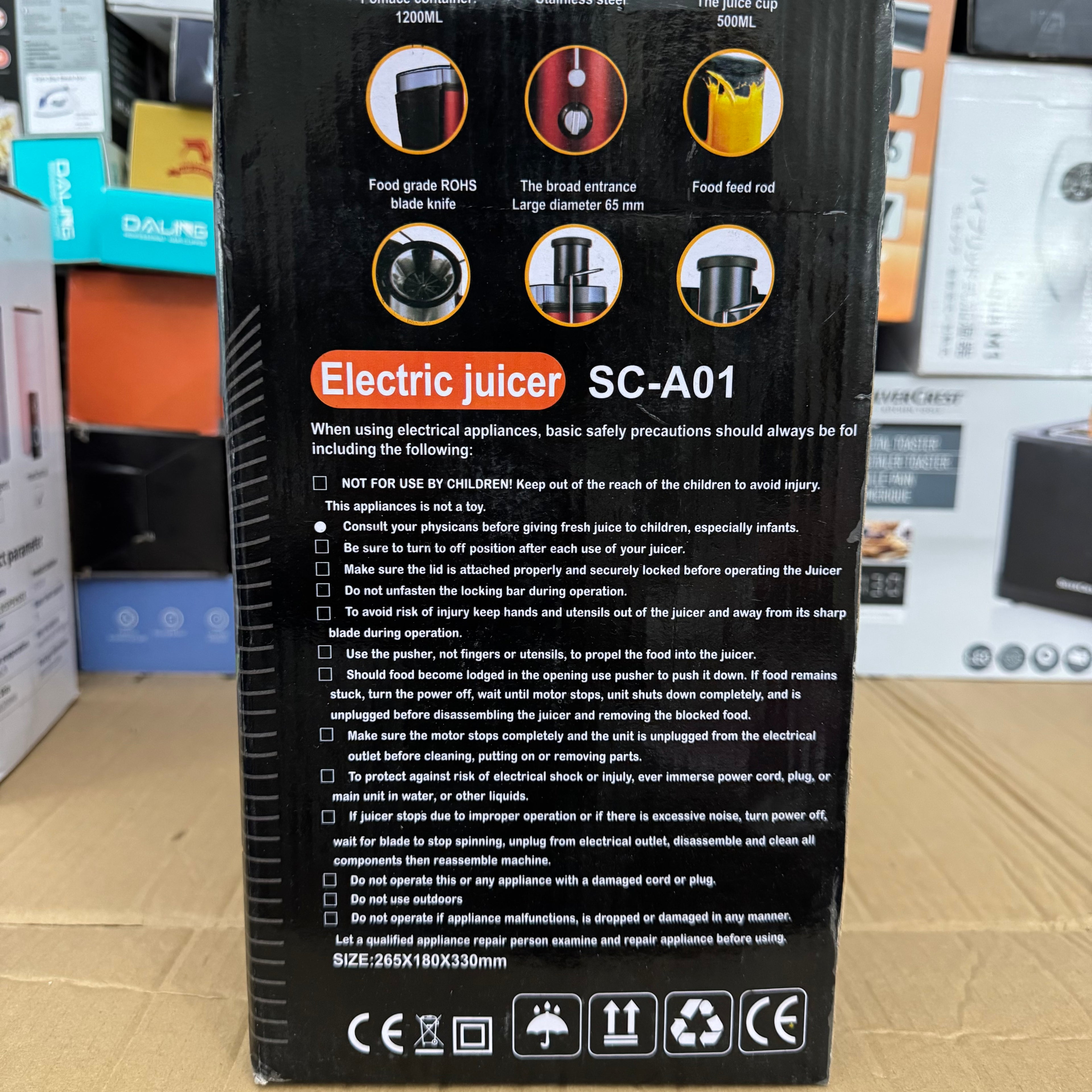 Lot Imported Silver Crest Electric Juicer - SC-A01