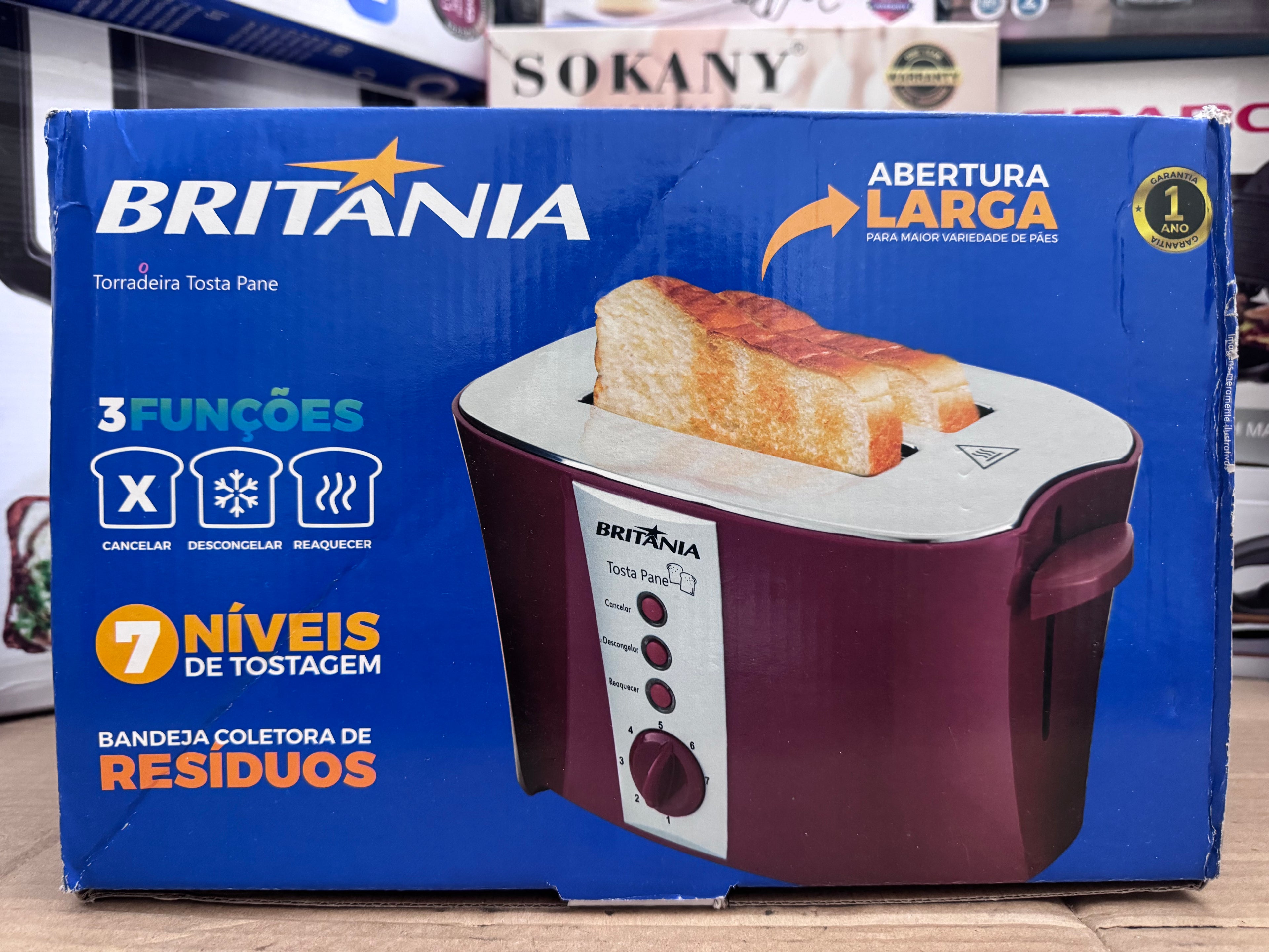 Britania Toaster – Lot Imported | 7-Level Toast Control | Original Imported Toaster for Pakistan