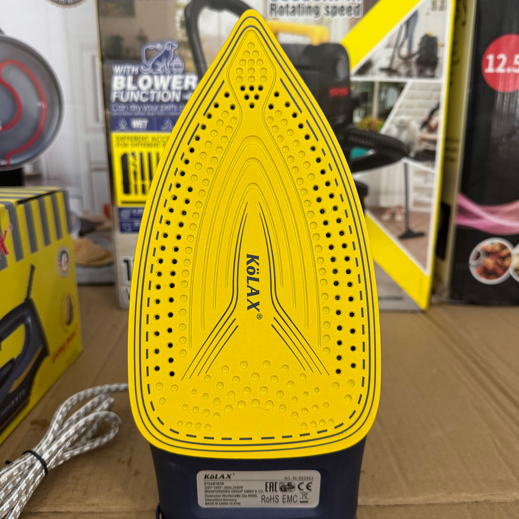 Lot Imported KöLAX Steam Iron Art.-Nr. 822463 (2400W)