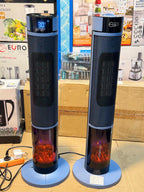 YANGZI 3D Flame Tower Heater with Remote Control – Digital Electric Fan Heater