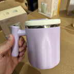 Lavender Purple | 450ml Double-Layer Insulated Mug with Splash-Proof Lid