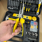 108-Piece Universal Tool Kit - Complete Home DIY Hardware Set with Carry Case German