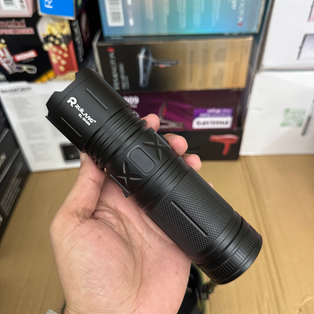Lot Imported RuiLang P90 Super Light Rechargeable Flashlight