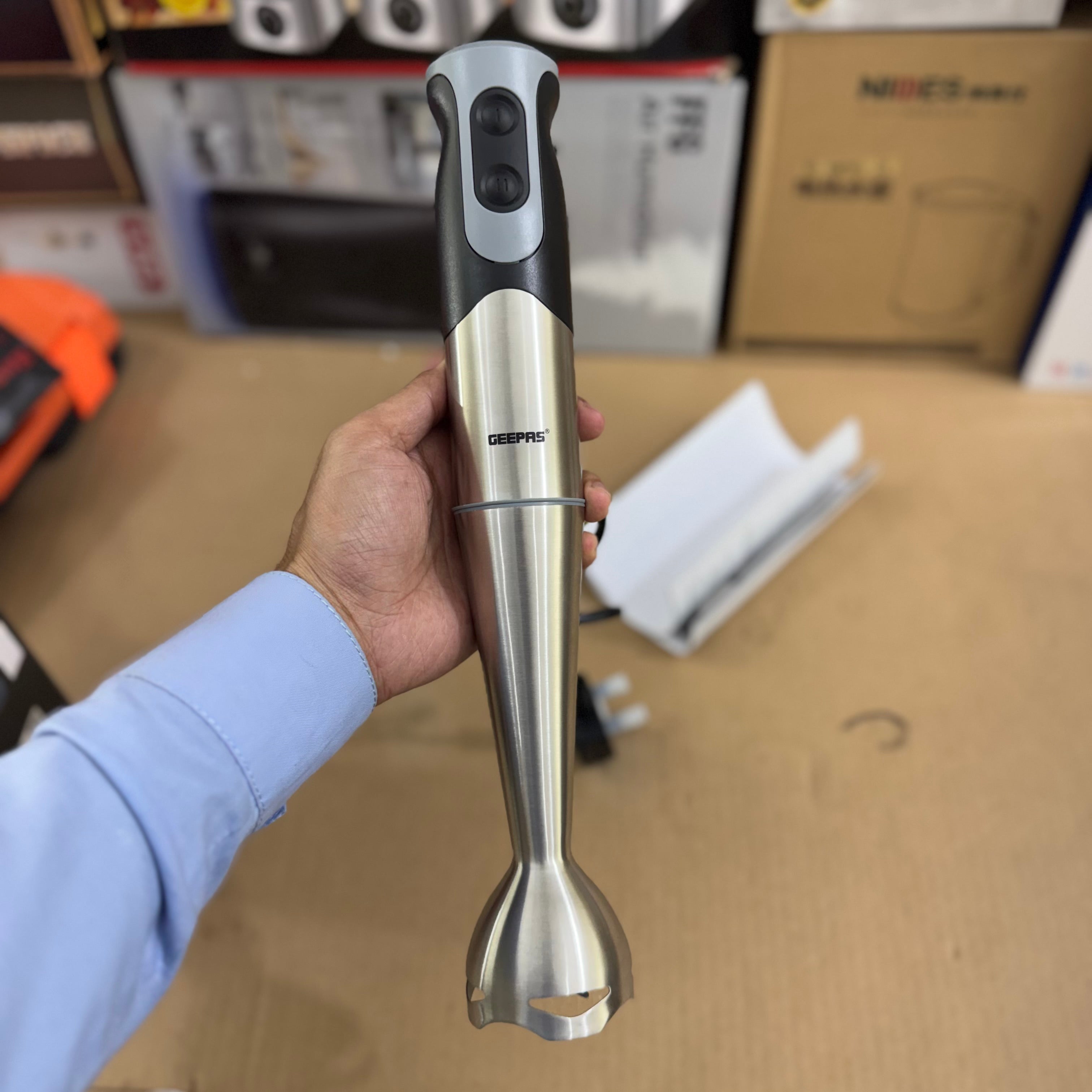 Geepas 700W Stainless Steel Hand Blender GHB5468