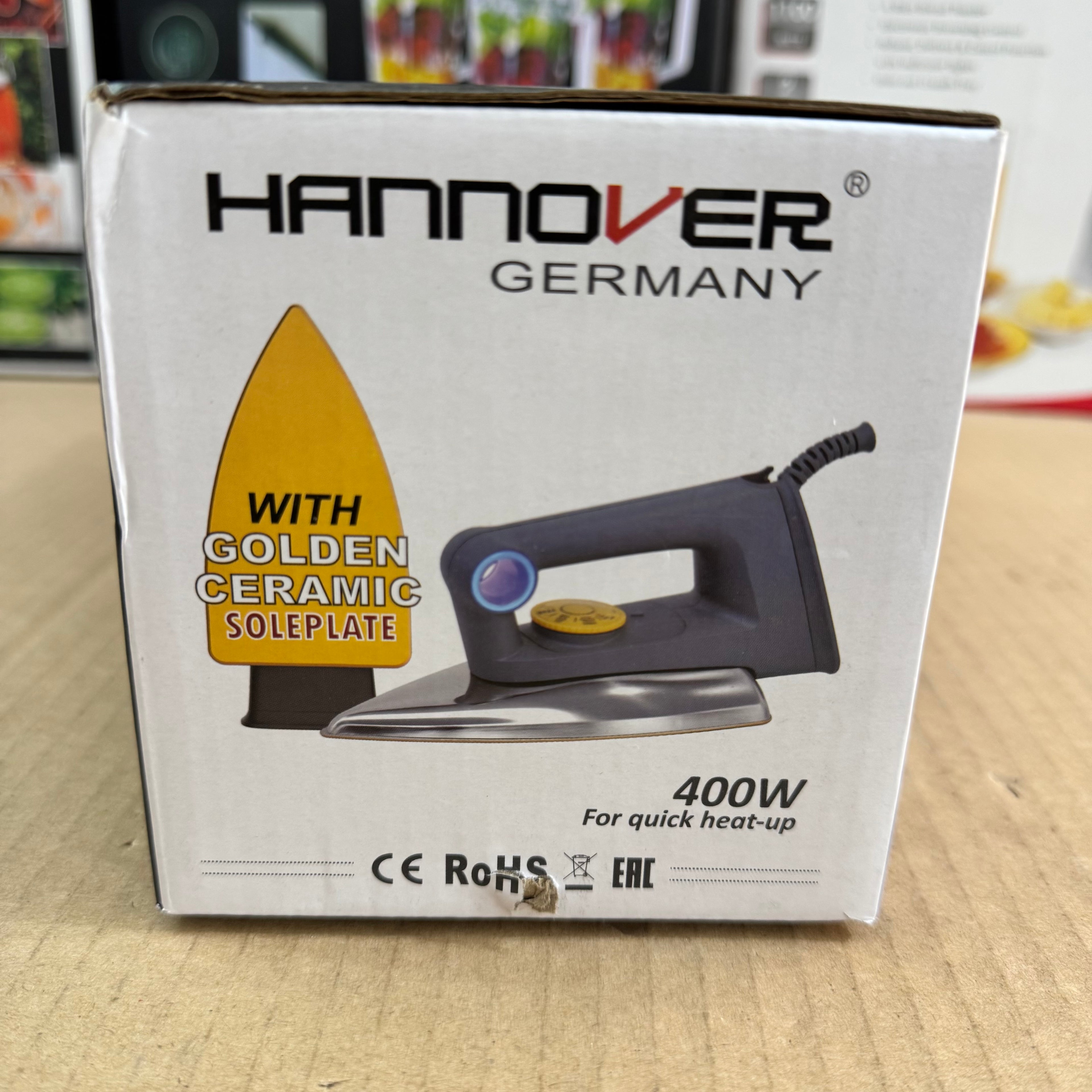 Hannover Germany Lot Imported  Electric Dry Iron SSG-1717 | Energy Saving Iron in Pakistan