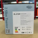 Uakeen ZL-2109 2-Slice Stainless Steel Digital Toaster – 1000W