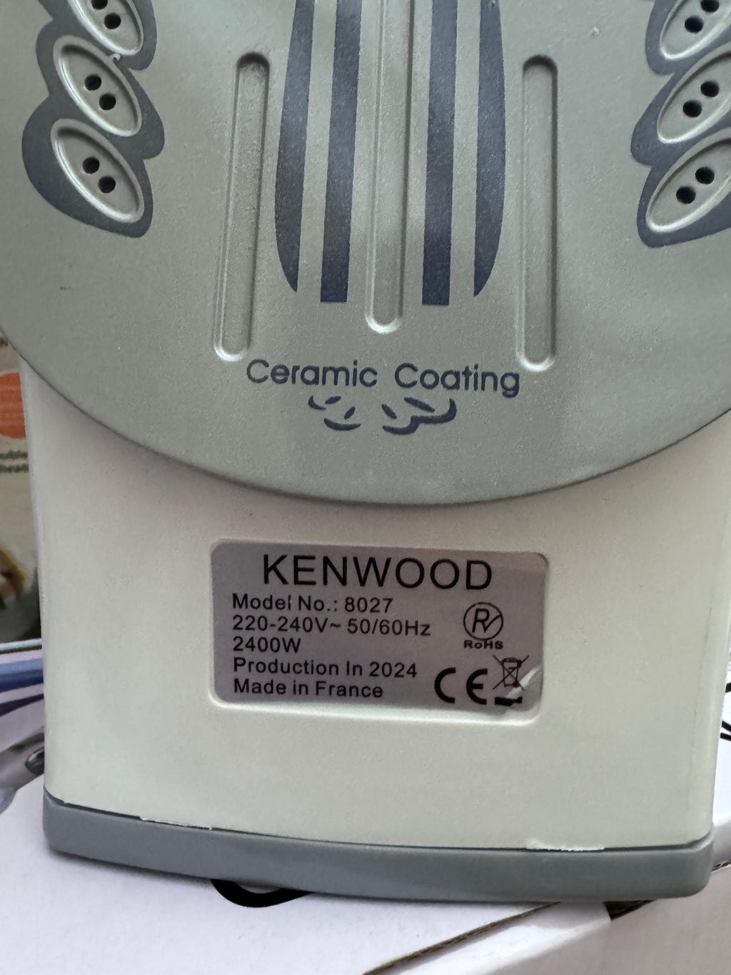 Kenwood Steam Iron ST8027 2400W Ceramic Soleplate – Lot Imported | Original Quality