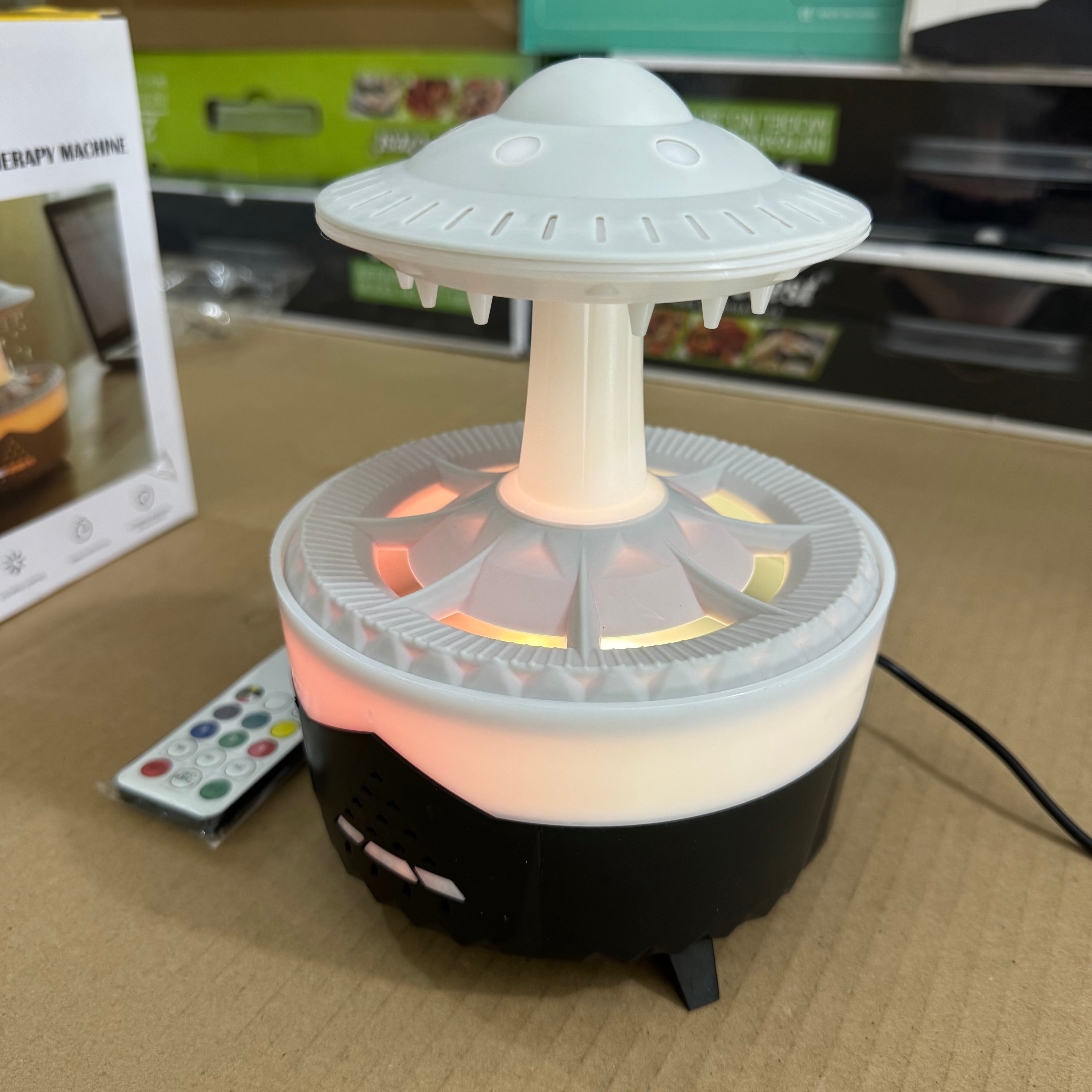 Raindrop UFO Aromatherapy Humidifier & Diffuser - Model V26 Lot Imported
