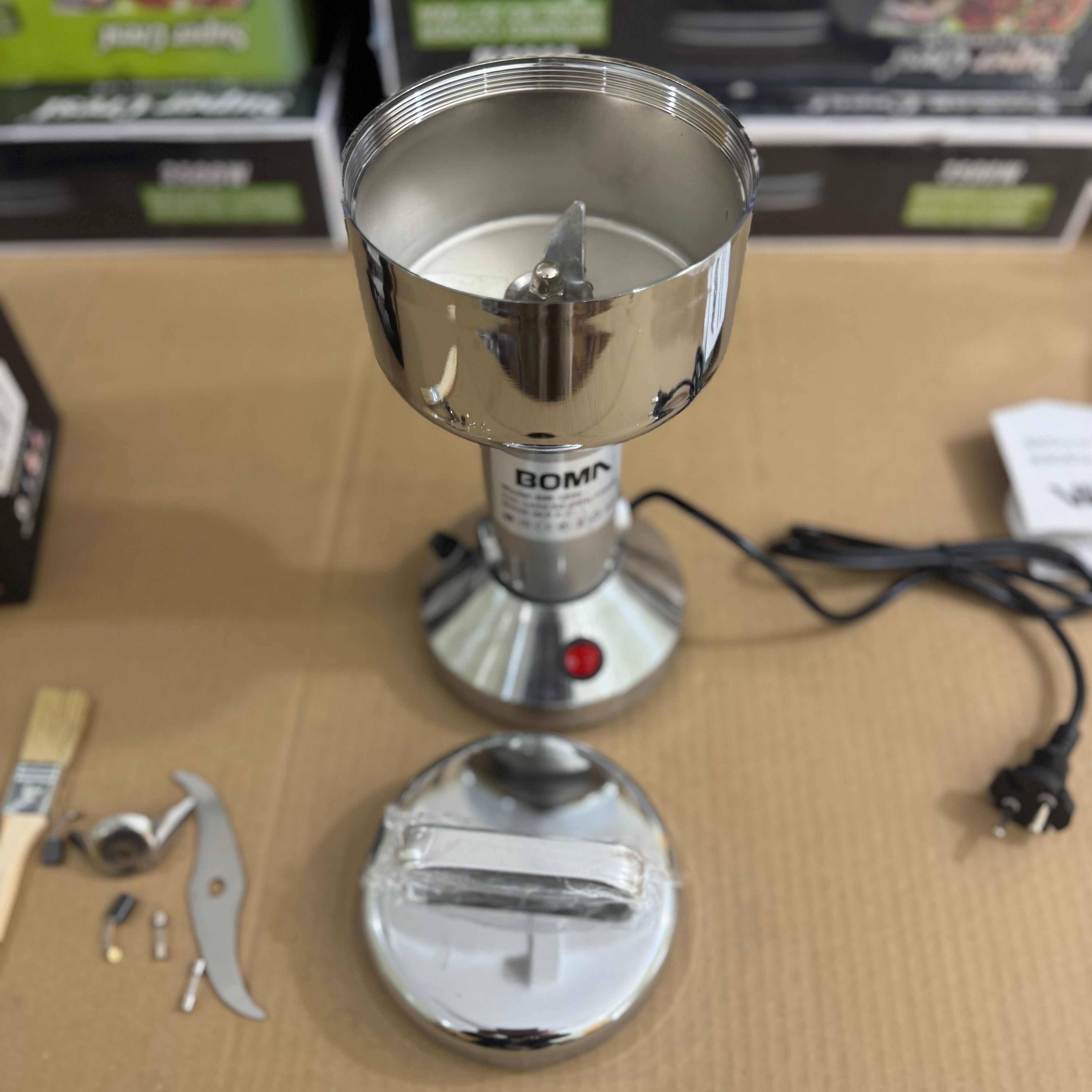 BOMA 1200W High-Speed Electric Spice & Coffee Grinder (BM-250G) Lot Imported
