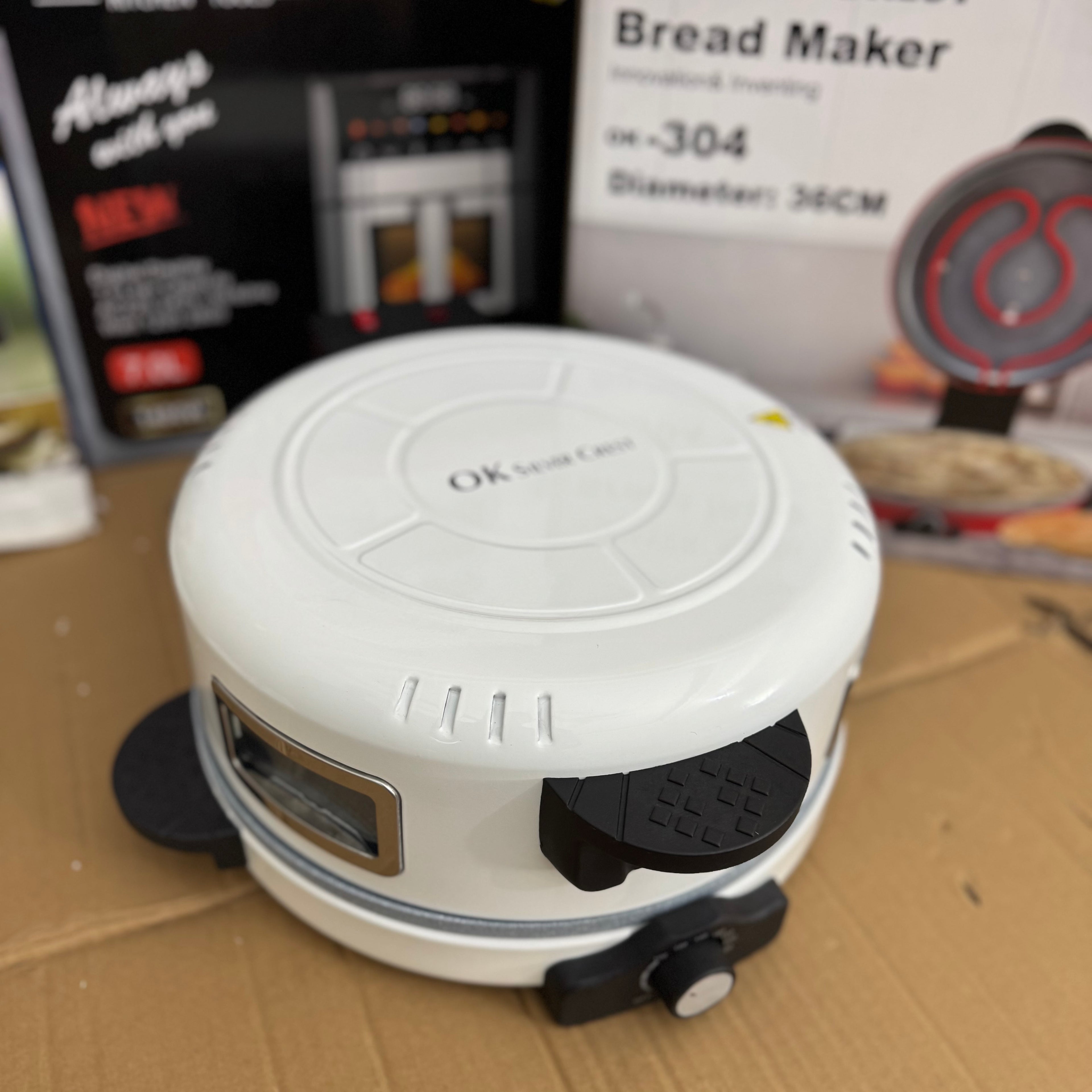 Silver Crest OK-304 Electric Bread & Roti Maker | 1800W Non-Stick | 36cm