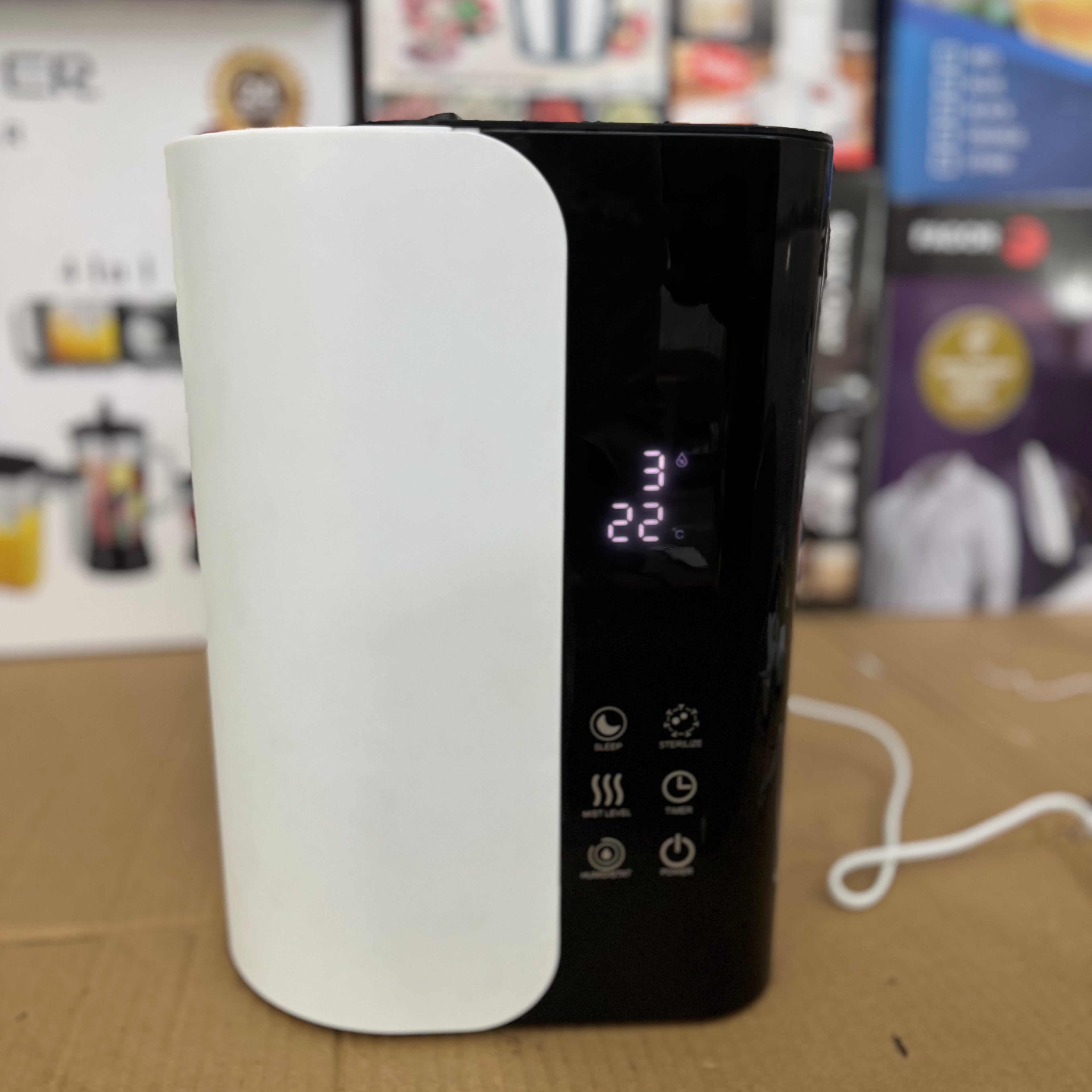 5L Ultrasonic Humidifier with Smart Digital Display - (LP-2209) Lot Imported