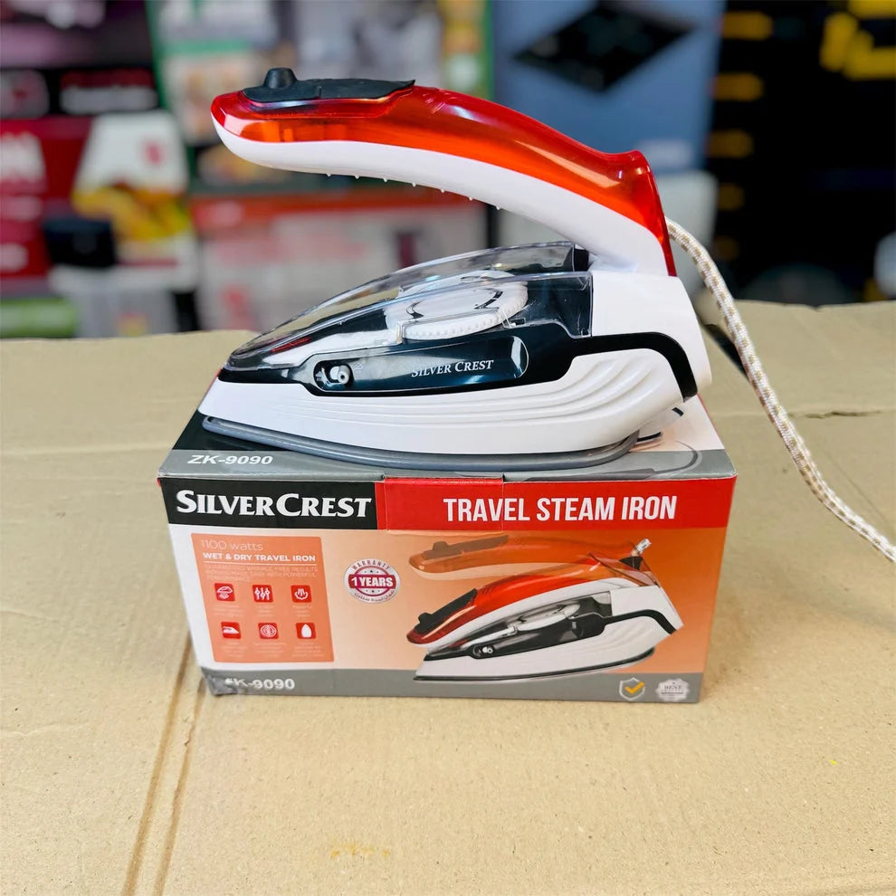 Silver Crest ZK-9090 1000W Travel Steam Iron – Wet & Dry Iron