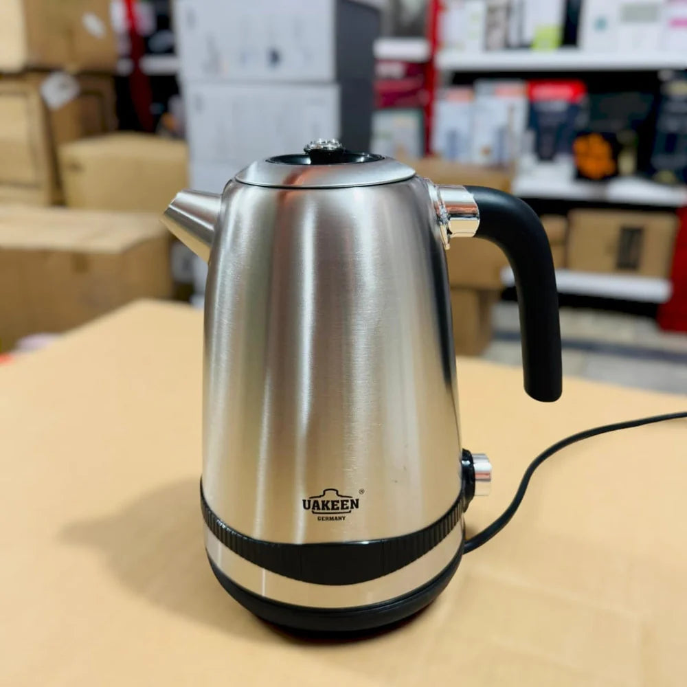 Uakeen ZL-018 2L Electric Kettle 2200W – Stainless Steel Temperature Control