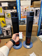 YANGZI 3D Flame Tower Heater with Remote Control – Digital Electric Fan Heater