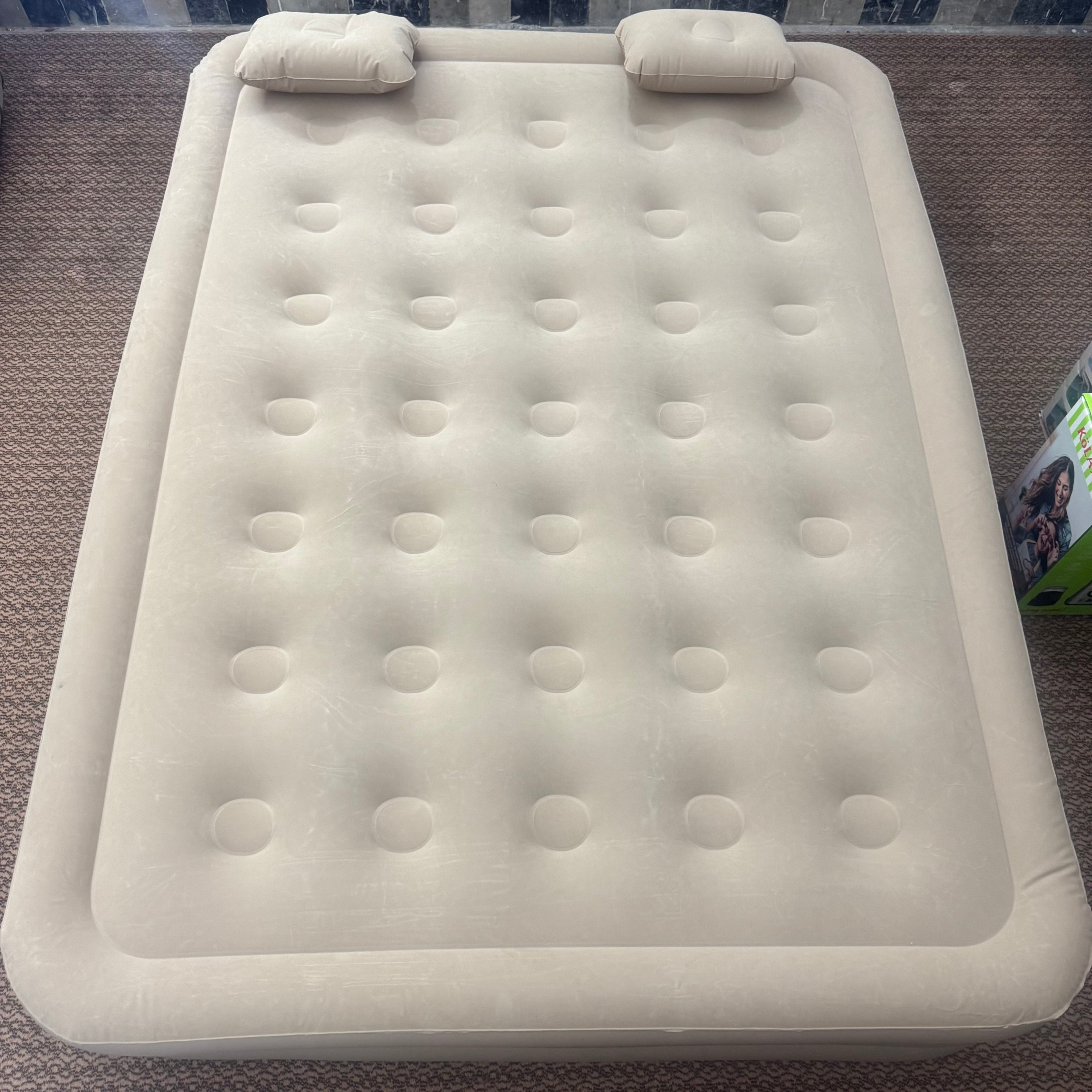 Double Size Inflatable Camping Air Bed 91005 with Electric Pump Lot Imported