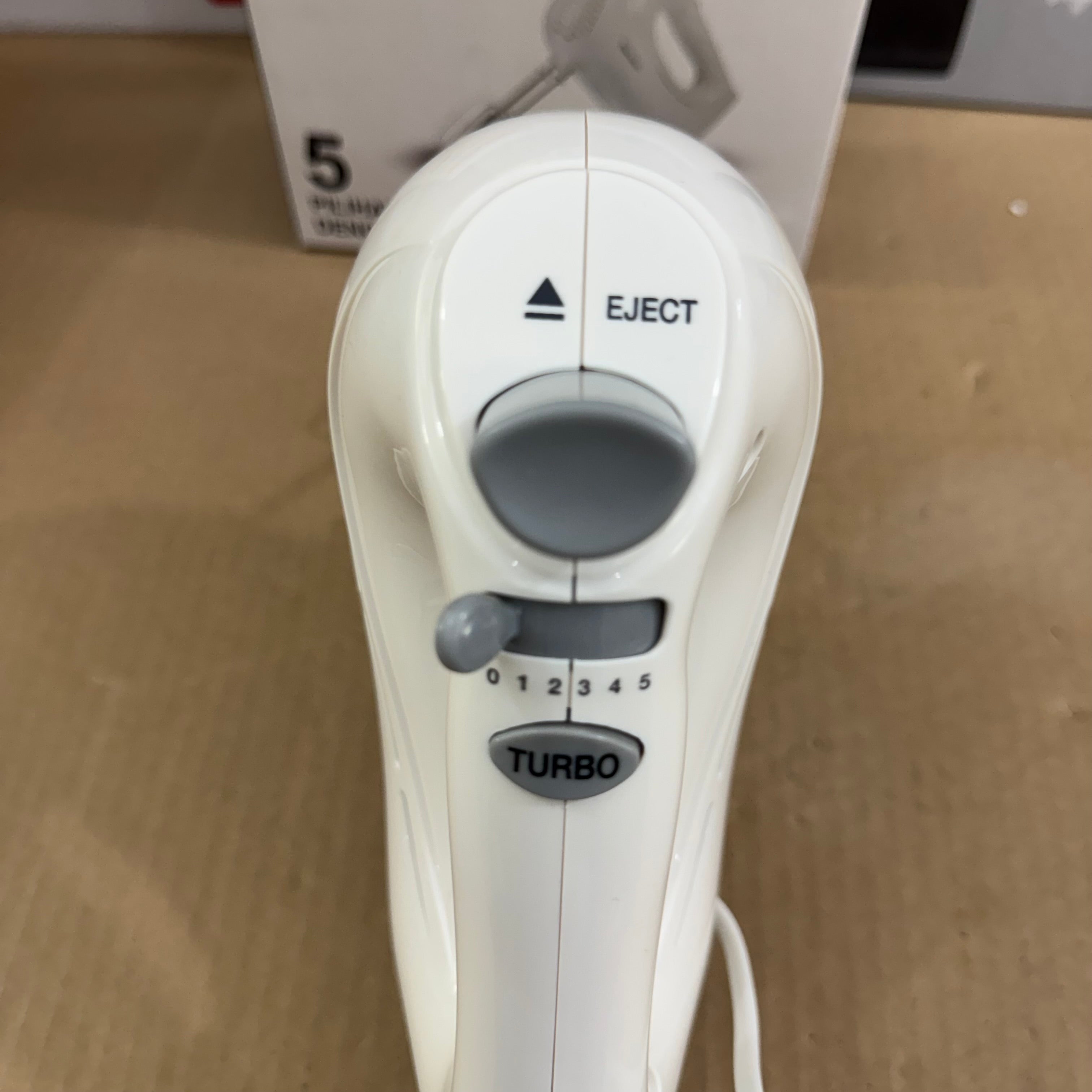 SHARP 5-Speed Hand Mixer EM-H53-WH