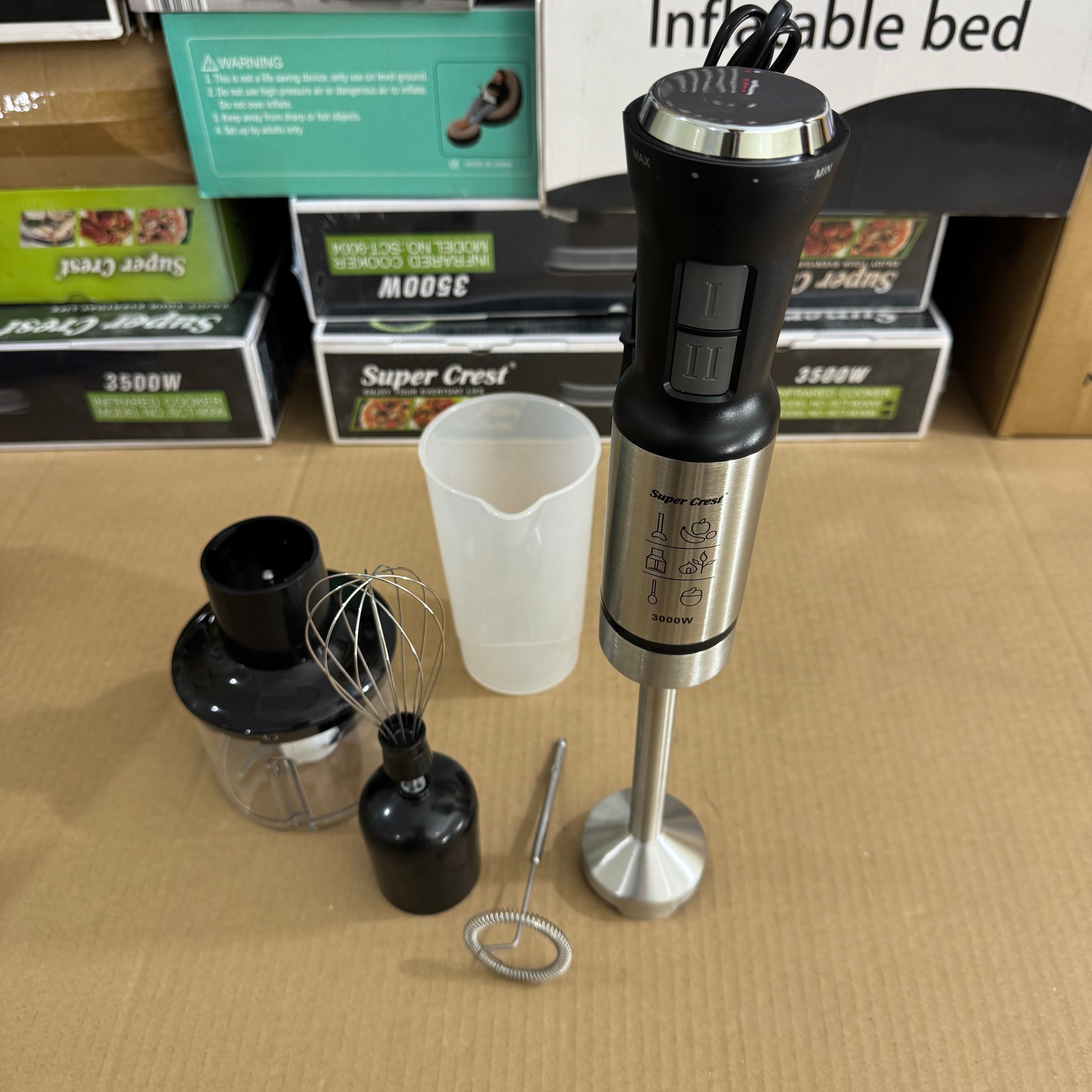 Super Crest 5-in-1 Hand Blender 3000W - Model SCT-7008