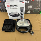 Elekta 3-in-1 Sandwich Maker | 700W Multi-Grill & Waffle Maker (EST-55SWG)